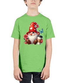 gnome with butterfly 12# - gnome - Youth Tee Unisex