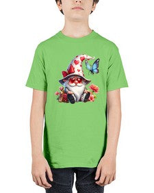 gnome with butterfly 13# - gnome - Youth Tee Unisex