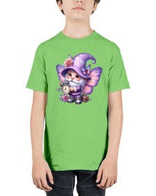 gnome with butterfly 18# - gnome - Youth Tee Unisex