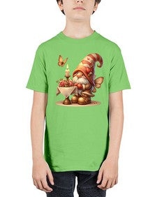 gnome with butterfly 21# - gnome - Youth Tee Unisex