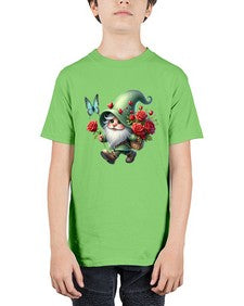 gnome with butterfly 24# - gnome - Youth Tee Unisex