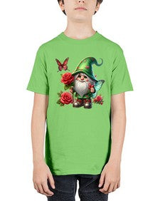 gnome with butterfly 26# - gnome - Youth Tee Unisex