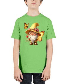gnome with butterfly 27# - gnome - Youth Tee Unisex