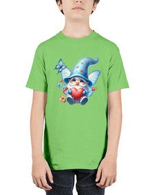 gnome with butterfly 28# - gnome - Youth Tee Unisex