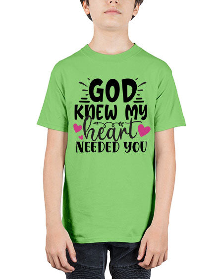god knew my heart needed you Style 83# - baby - Youth Tee Unisex
