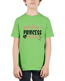 gosh being a princess 490# - sassy - Youth Tee Unisex