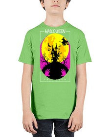 halloween full moon 500# - art pop art - Youth Tee Unisex
