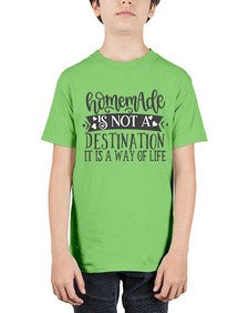 happiness is not a destination it is a way of life Style 110# - motivation - Youth Tee Unisex