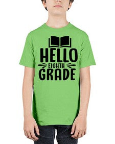 hello eighth grade 256# - eighth grade - Youth Tee Unisex