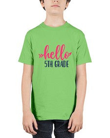 hello fifth grade 258# - fifth grade - Youth Tee Unisex