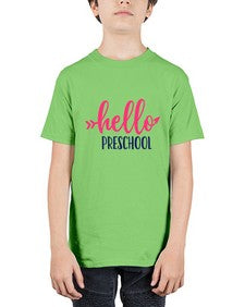 hello preschool 315# - prek headstart - Youth Tee Unisex