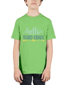 hello third grade 339# - third grade - Youth Tee Unisex