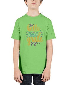 hello third grade 340# - third grade - Youth Tee Unisex
