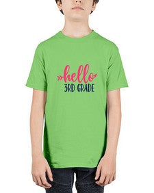 hello third grade 341# - third grade - Youth Tee Unisex