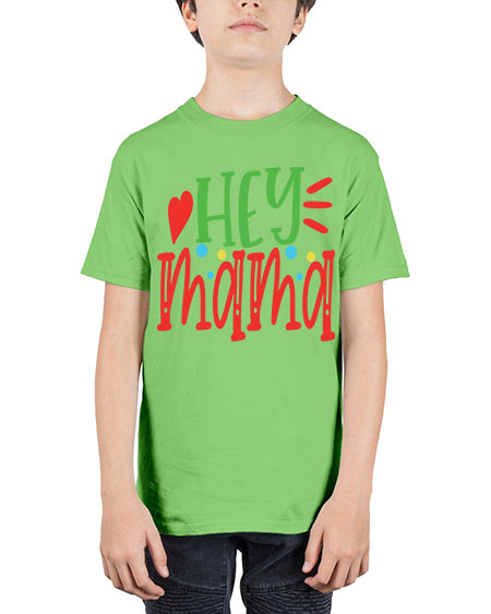 hey mama Style 16# - autism - Youth Tee Unisex