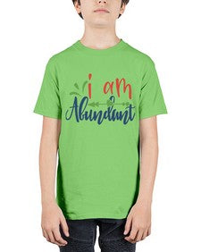i am abundant Style 109# - motivation - Youth Tee Unisex
