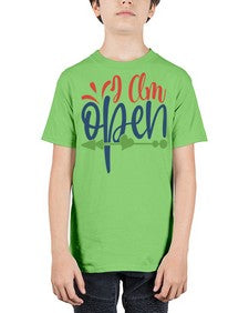 i am open Style 100# - motivation - Youth Tee Unisex