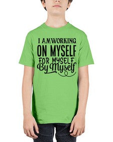 i am working make today ridiculously amazing Style 98# - motivation - Youth Tee Unisex