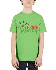 i am worthy Style 97# - motivation - Youth Tee Unisex