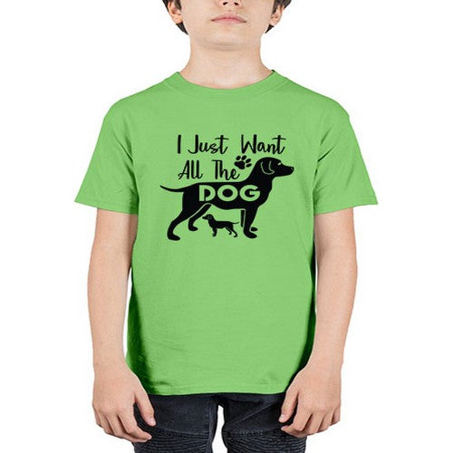 i just want all the dog 162# - dogs - Youth Tee Unisex