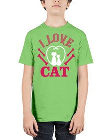 i love cat Style 56# - cats - Youth Tee Unisex