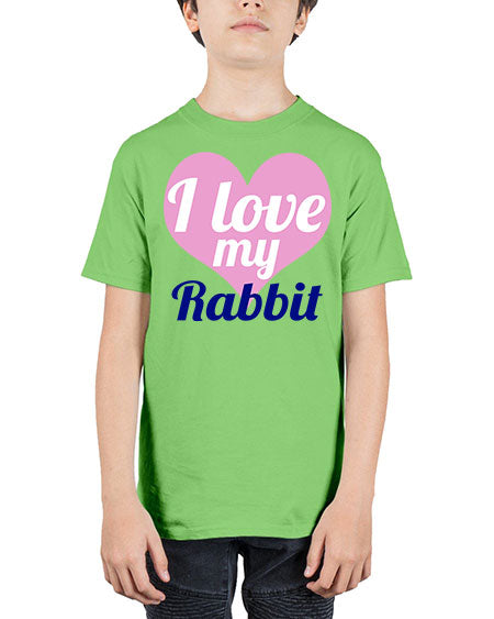 i love my rabbit - rabbit - Youth Tee Unisex