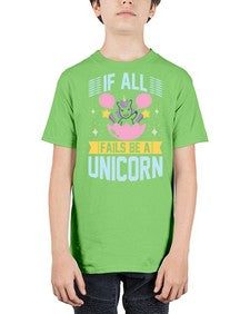 if all fails be a unicorn 221# - unicorn - Youth Tee Unisex