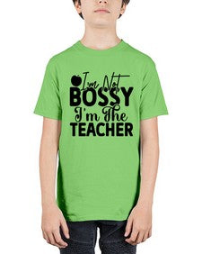 im not bossy im the teacher 980# - teacher - Youth Tee Unisex