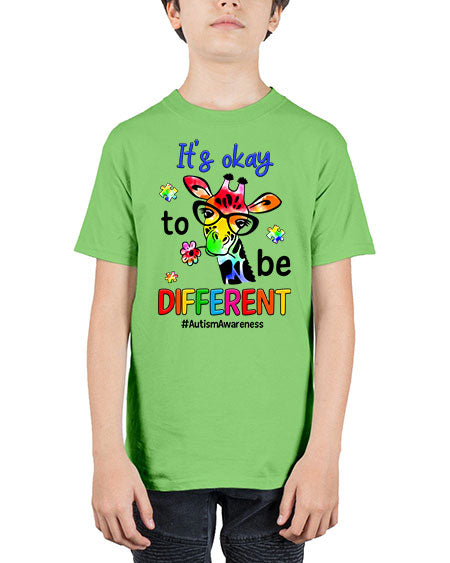 its ok to be diffent 2# - autism - Youth Tee Unisex