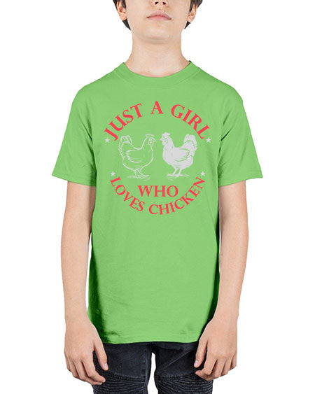 just a girl who loves chicken Style 3# - chicken - Youth Tee Unisex