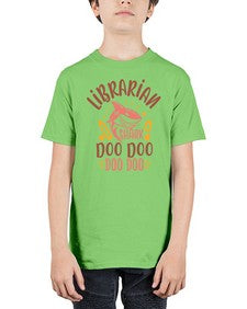 librarian shark doo doo 474# - librarian - Youth Tee Unisex