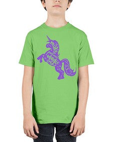 make your own magic colored 283# - unicorn - Youth Tee Unisex