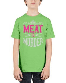 meat is murder 334# - vegan - Youth Tee Unisex