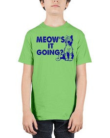 meows its going - cats - Youth Tee Unisex