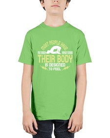 most people have no idea how good their body is designed to feel  457# - yoga - Youth Tee Unisex