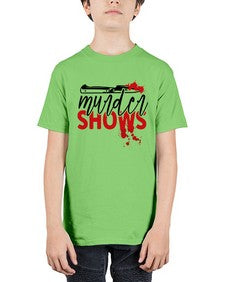 murder shows and comfy clothes 945# - true crime - Youth Tee Unisex