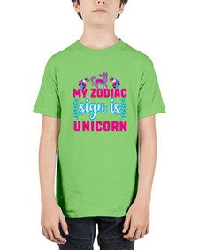 my zodiac sign is unicorn 325# - unicorn - Youth Tee Unisex