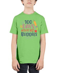 one hundred days with my best buddies 586# - one hundred days - Youth Tee Unisex
