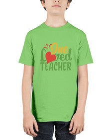 one loved teacher Style 324# - teacher - Youth Tee Unisex