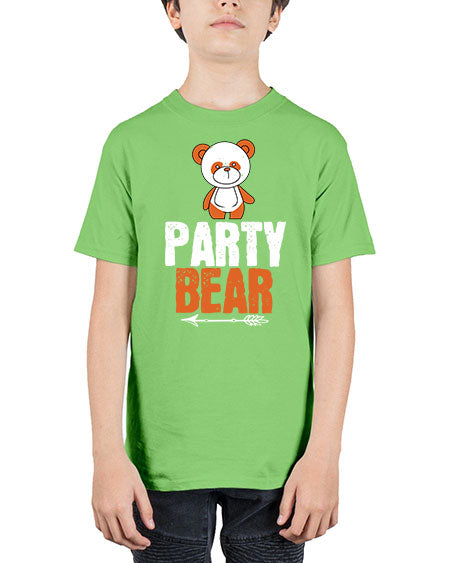 party bear 225# - bears - animals - Youth Tee Unisex