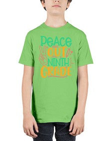 peace out nineth grade 637# - nineth grade - Youth Tee Unisex