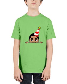 peekaboo afro birthday boy 21# - black boys or men - Youth Tee Unisex