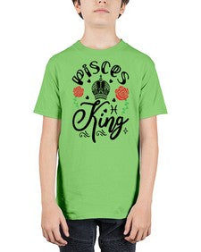 pisces king 375# - pisces - Youth Tee Unisex