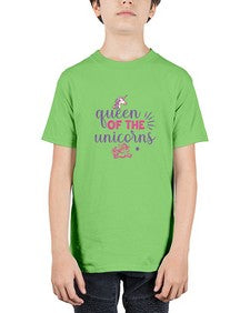 queen of the unicorns 342# - unicorn - Youth Tee Unisex
