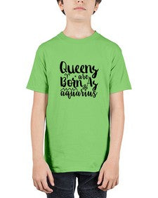 queens Are Born As Aquarius 383# - aquarius - Youth Tee Unisex