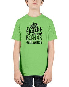 queens are born as Aquarius 388# - aquarius - Youth Tee Unisex