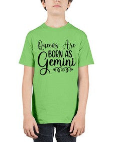 queens are born as gemini 393# - gemini - Youth Tee Unisex