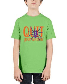 quit your witchin 32# - witch - Youth Tee Unisex