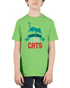 real man love cats o Style 112# - cats - Youth Tee Unisex