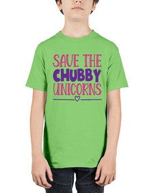 save the chubby unicorns 380# - unicorn - Youth Tee Unisex